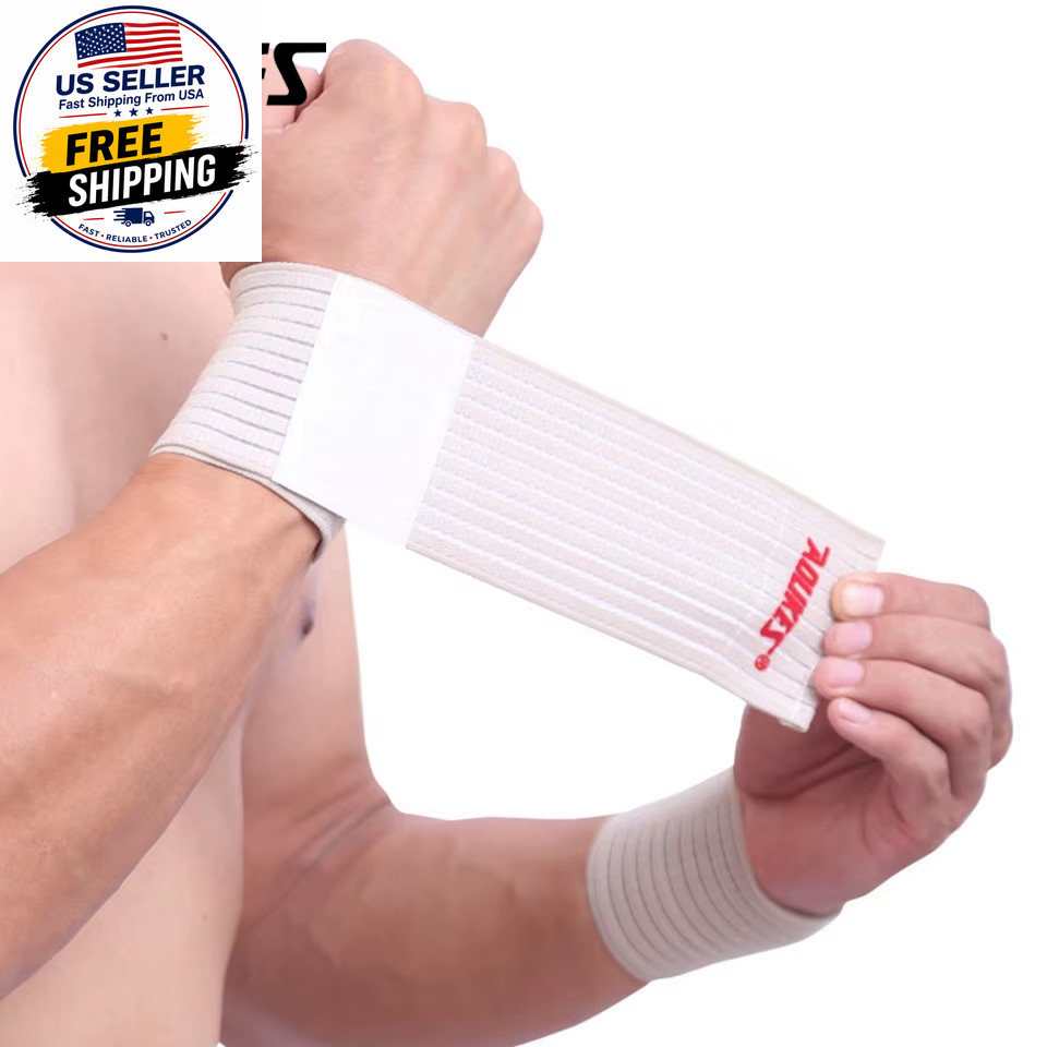 1PCS Cotton Elastic Bandage Hand Sport Wristband Gym Support Wrist Brace Wrap Ca