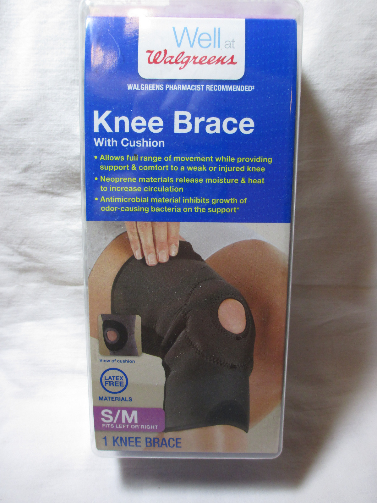 Knee Brace With Cushion Size S/M