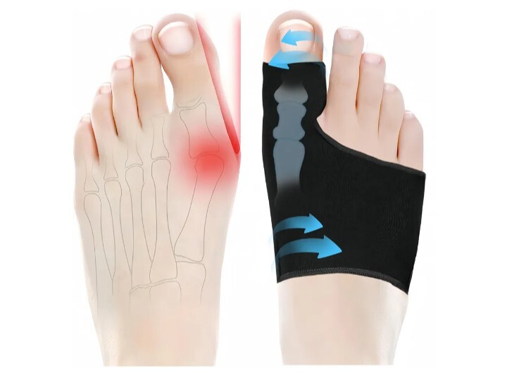 2PCS Bunion Corrector for Women & Men Big Toe Separator Hammer Toe Straightener