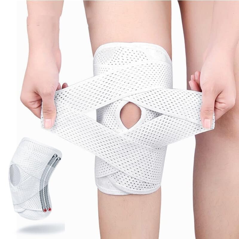 Knee Brace Compression Sleeve Support Patella Adjustable Sports Joint Pain Relif