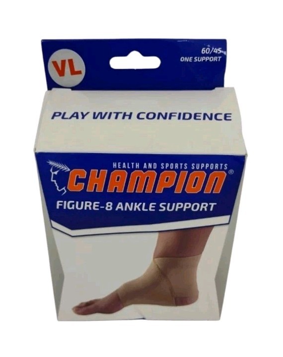 Champion Ankle Support Figure -8L 60/45-L One Great for Sports Beige