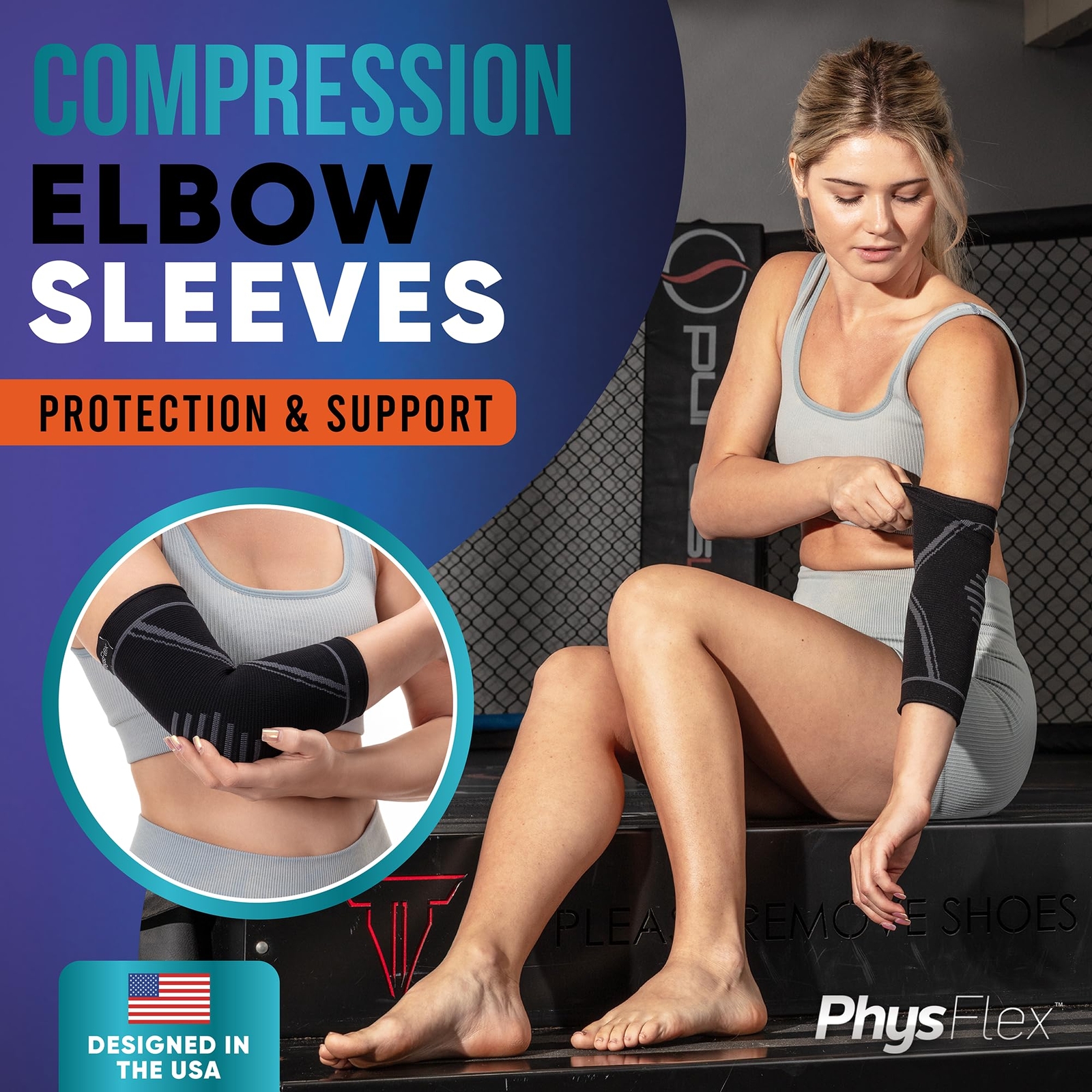 2 coderas para tendinitis, manga de soporte de compresión para codo de tenista