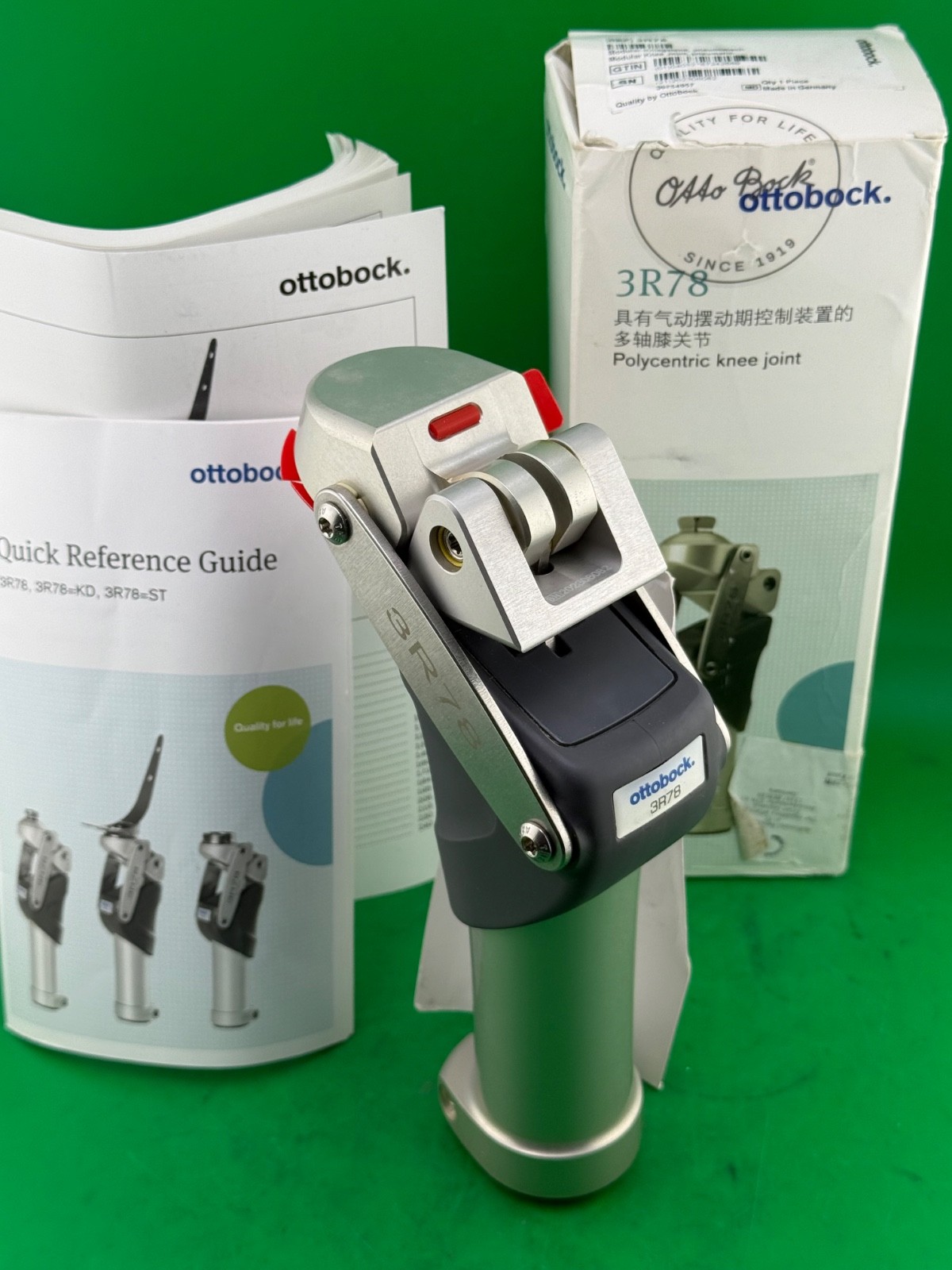 Ottobock Otto bock 3R78 prosthetic knee. 2023. New condition