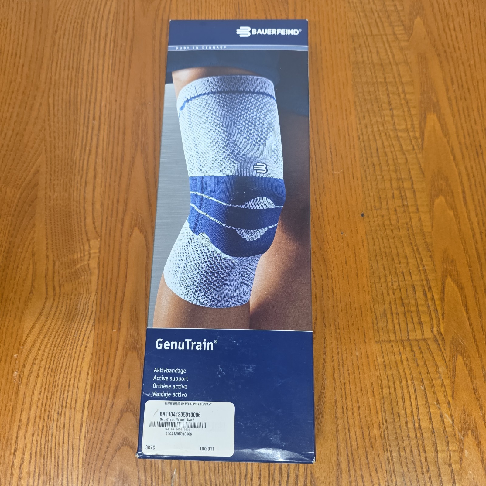 Bauerfeind – GenuTrain Knee Brace Active Support Nature Size 6 Beige