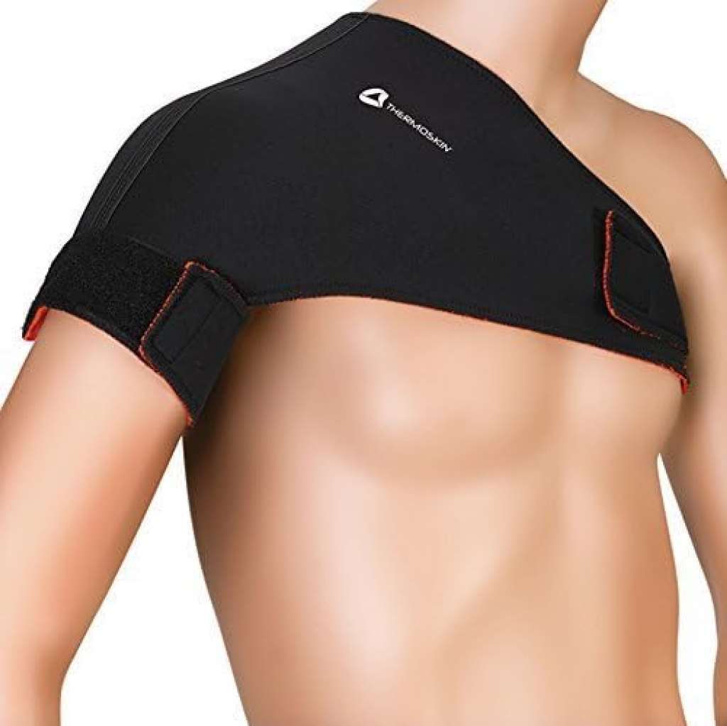 Thermoskin Single Sports Shoulder, Universal, Black, XSmall, New