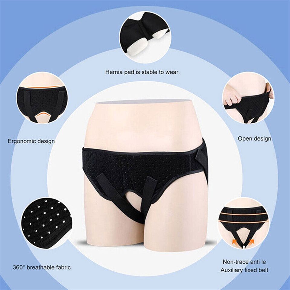 Inguinal Hernia Belt For Men Hernia Support Truss with Removable Pressure 2Color