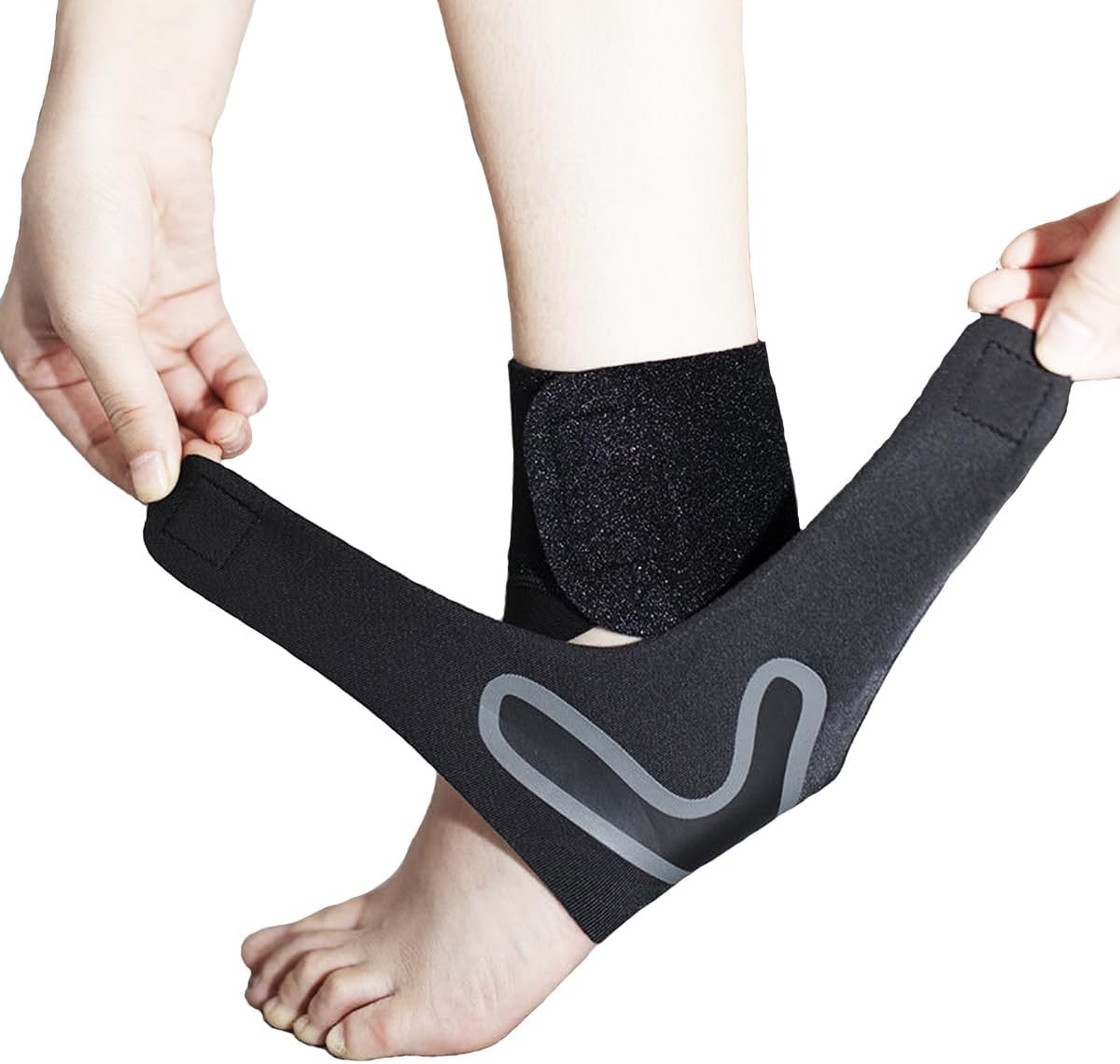 SUJAYU 2 Pack Ankle Brace & Elastic Supports for Men & Women, Ankle Support Ankl