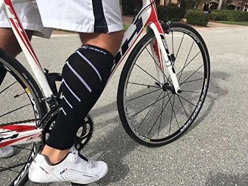 Calf Compression Sleeves Footless Leg Compression Socks Men Women Wide Calves