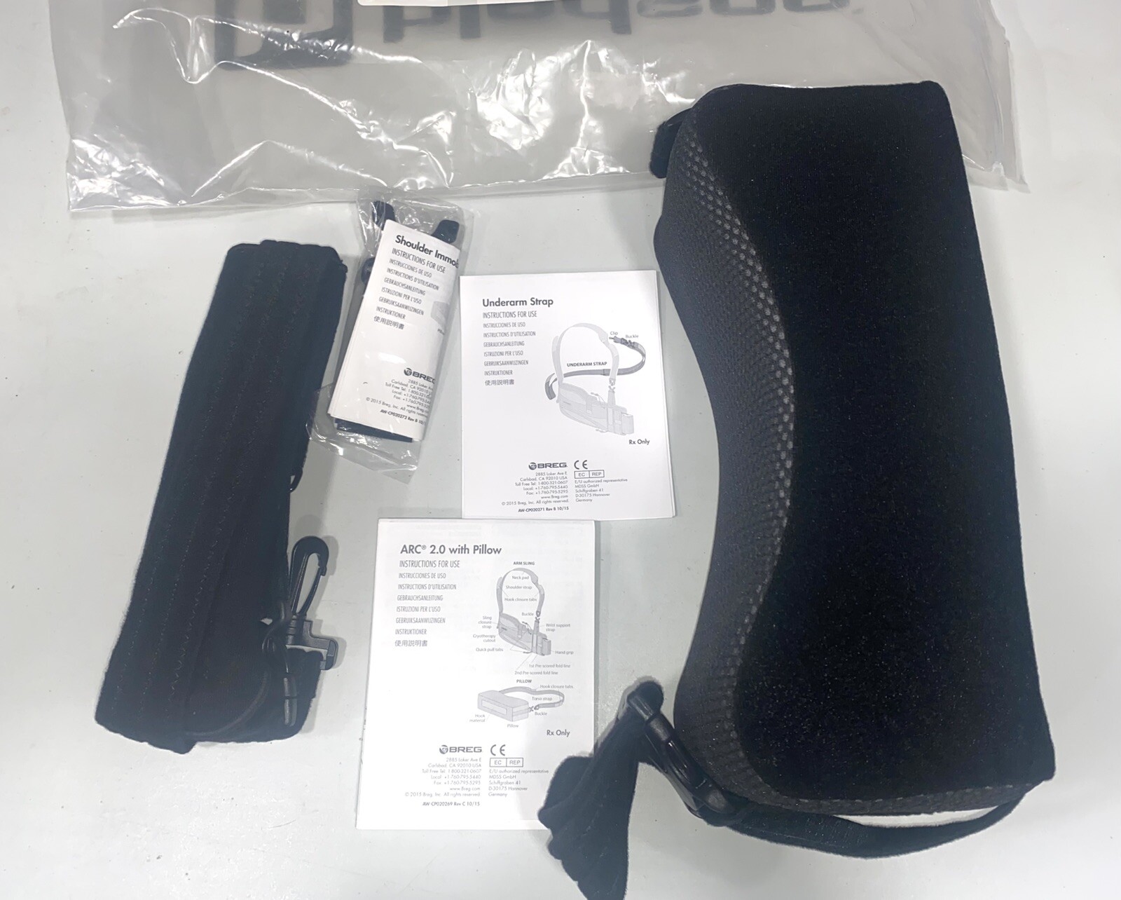 Breg ARC 2.0 Shoulder Sling with Pillow