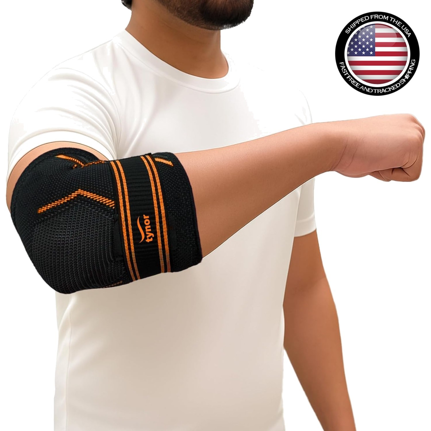 Versatile Adjustable Elbow Brace – For Tendonitis, Golfers Elbow & Arthritis