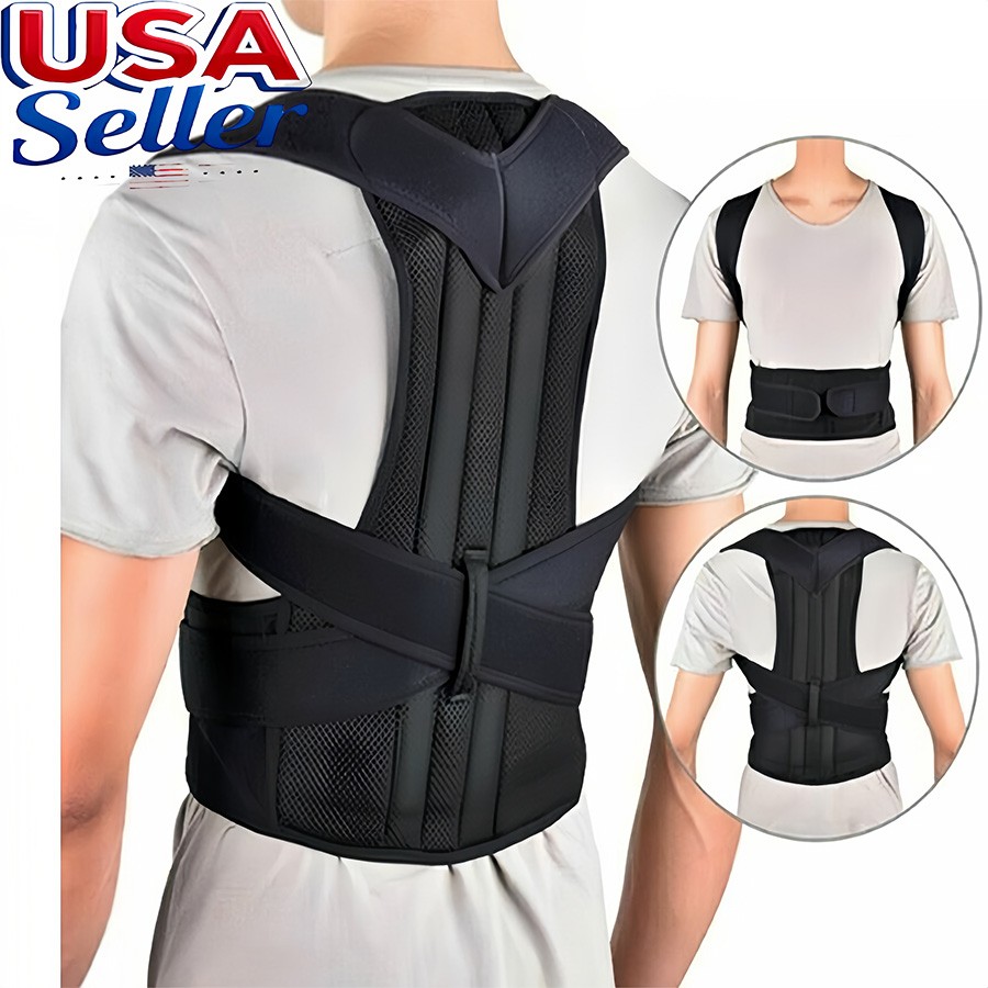 Corrector de postura con faja lumbar mujeres/hombres Para enderezar los hombros