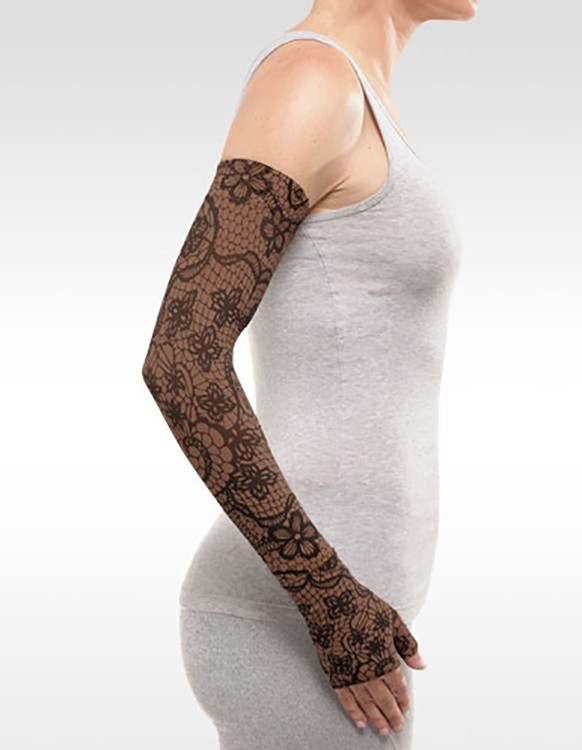 MOSAIC HENNA CHESTNUT Dreamsleeve Compression Sleeve JUZO Gauntlet Option ANY SZ