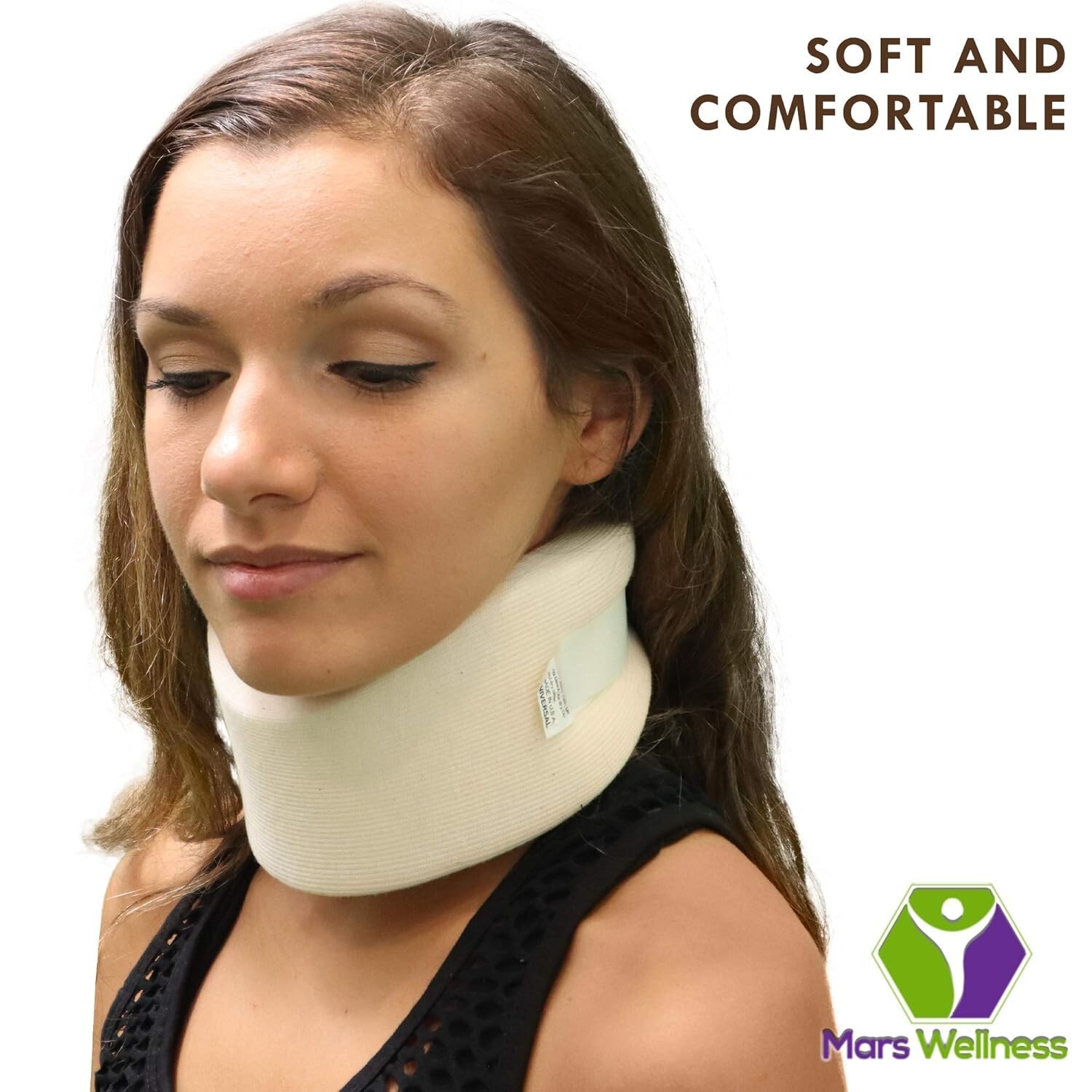 Wellness Premium Universal Soft Foam Neck Support Cervical Collar 3. 5″