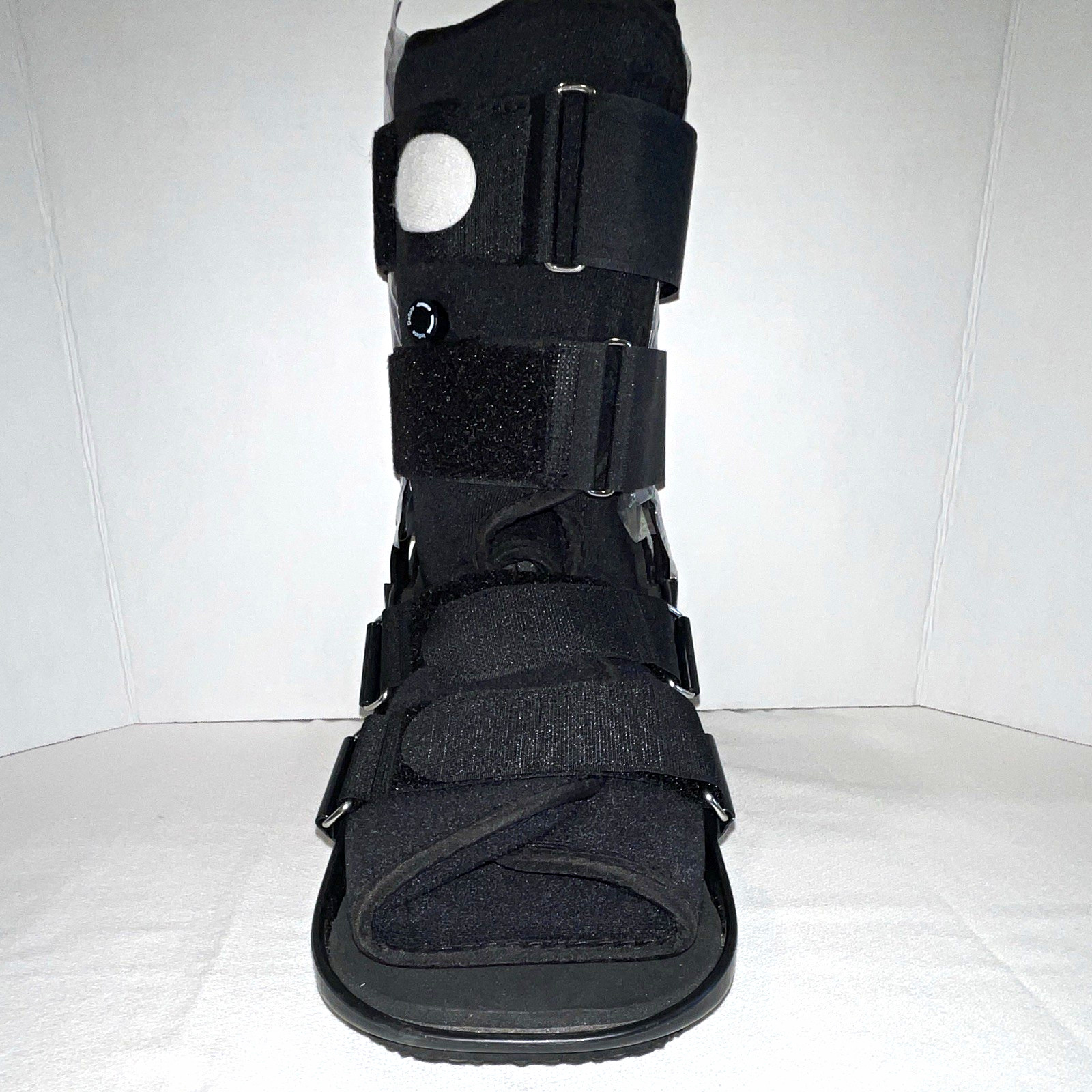 New Air Pump Walking Boot Brace Black Foot Ankle Leg Immobilizer Size Large L