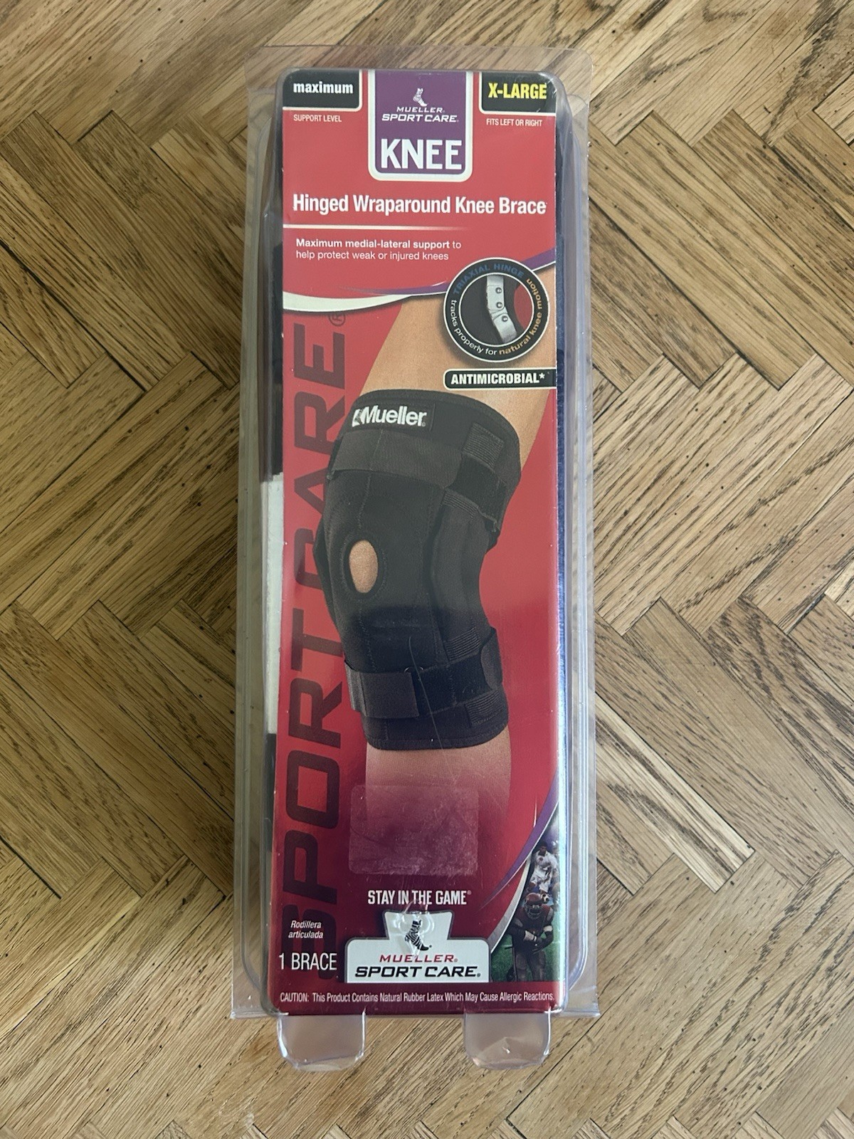 Mueller Sport Care Hinged Knee Brace Regular Left or Right – XL By 20-22 In.