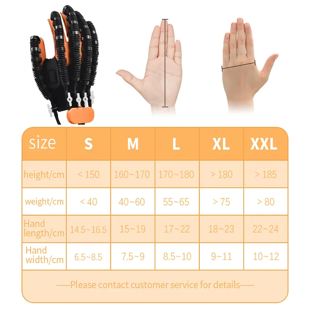 Hand Function Rehabilitation Robot Gloves for Finger Hemiplegia Trainer Type-C