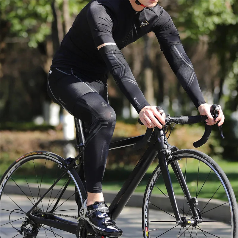 Leg sleeves Set Sun UV Protection Breathable Reflective Cycling Arm