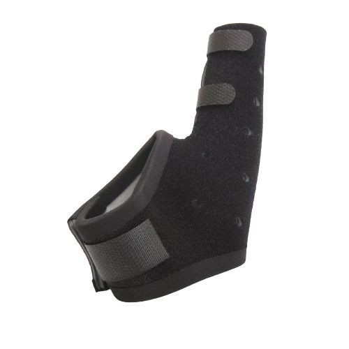 Exos Extended Short Thumb Spica Brace, Left Arm, Size X-Large, Black