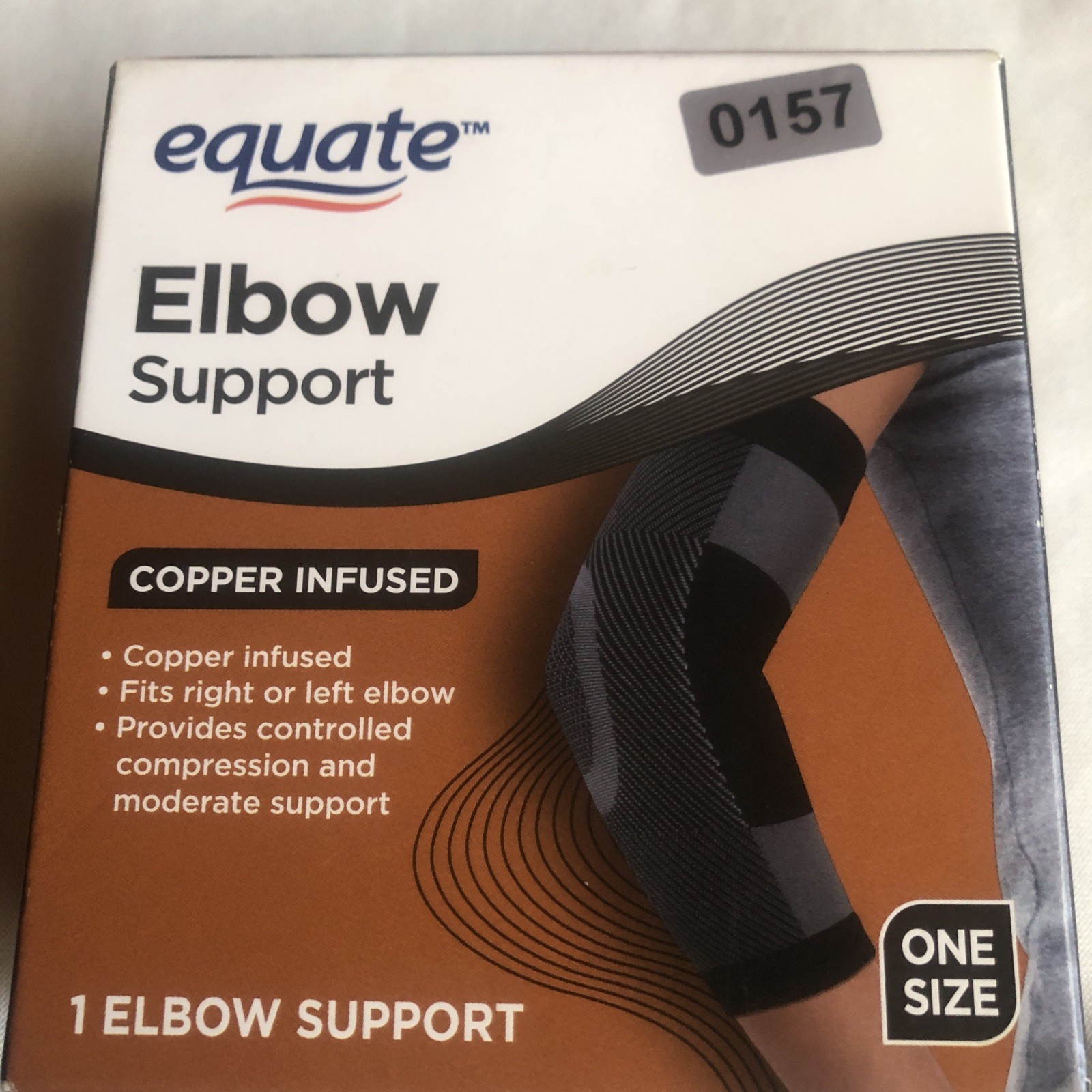Equate Elbow Support Copper Infused Compression & Moderate Support