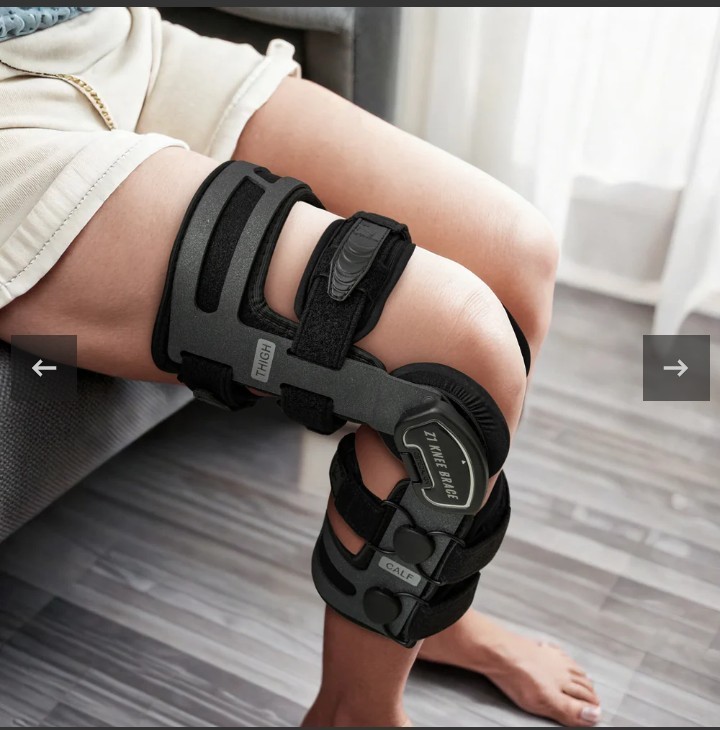 Z1 ONE K4 OsteoAlign Hinged Knee Brace Adjustable Anti-Slip Silicone Neoprene