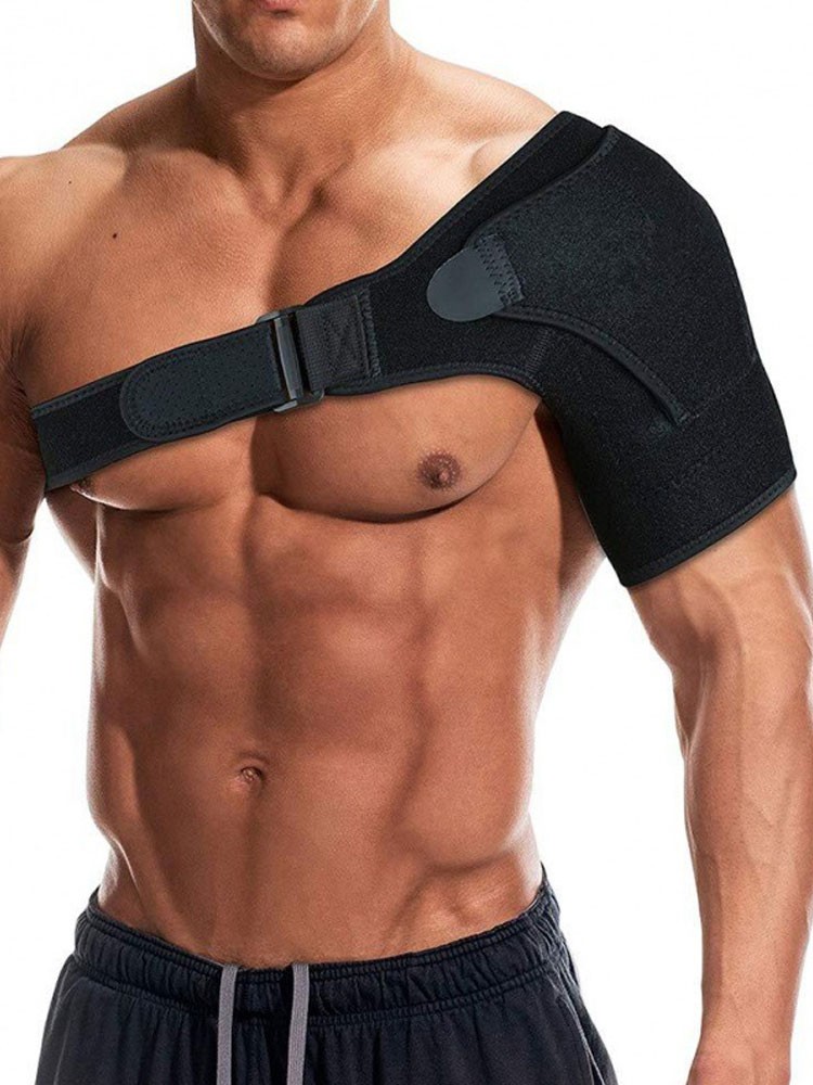 Adjustable Shoulder Brace w/ Pressure Pad Rotator Cuff Pain Relief Support Belt