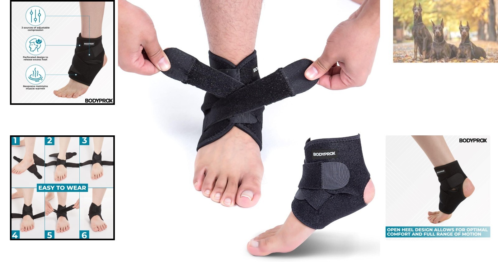 Adjustable Breathable Ankle Support Brace – Ideal for Sports & Daily Use