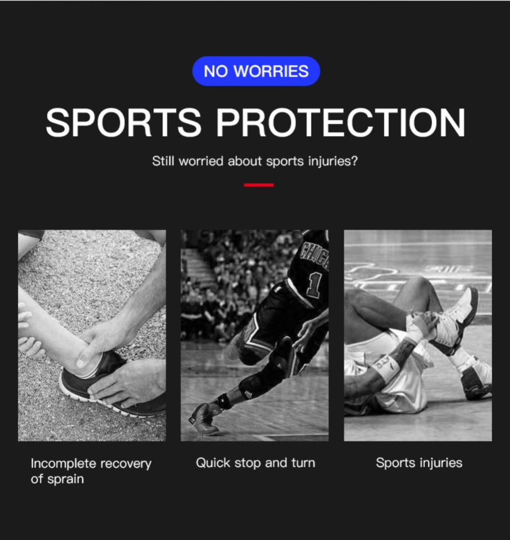 Strong Ankle Support Ankle Compression Sleeve Ankle Brace Strap Sprain Recovery