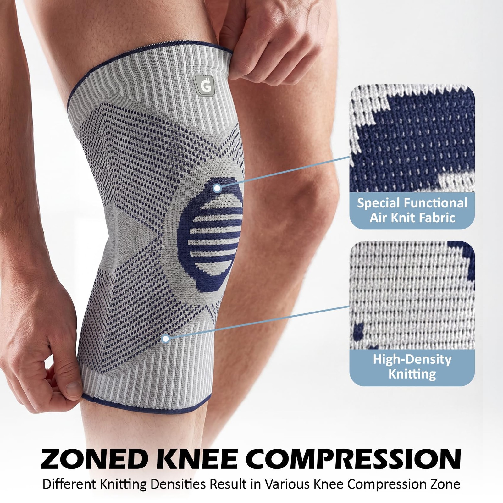 Knee Compression braces 1-Pack – Pain Relief Support for Arthritis, ACL & Men…