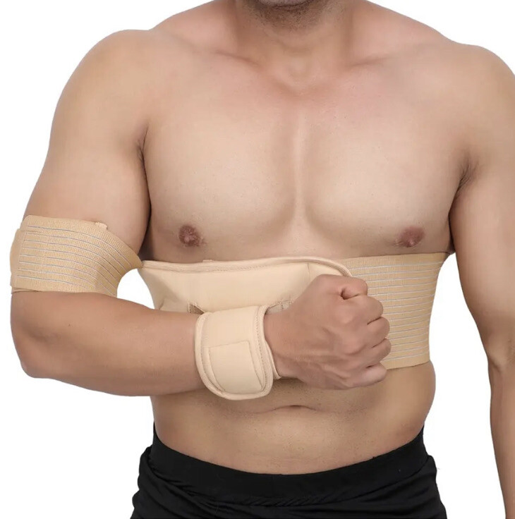 Guardnheal Arm and Shoulder Immobilization Brace – Left or Right – Adjustable Su