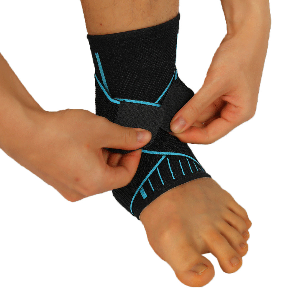 Ankle Support Adjustable Elastic Sleeve Brace Foot Sports Running Injury Protect
