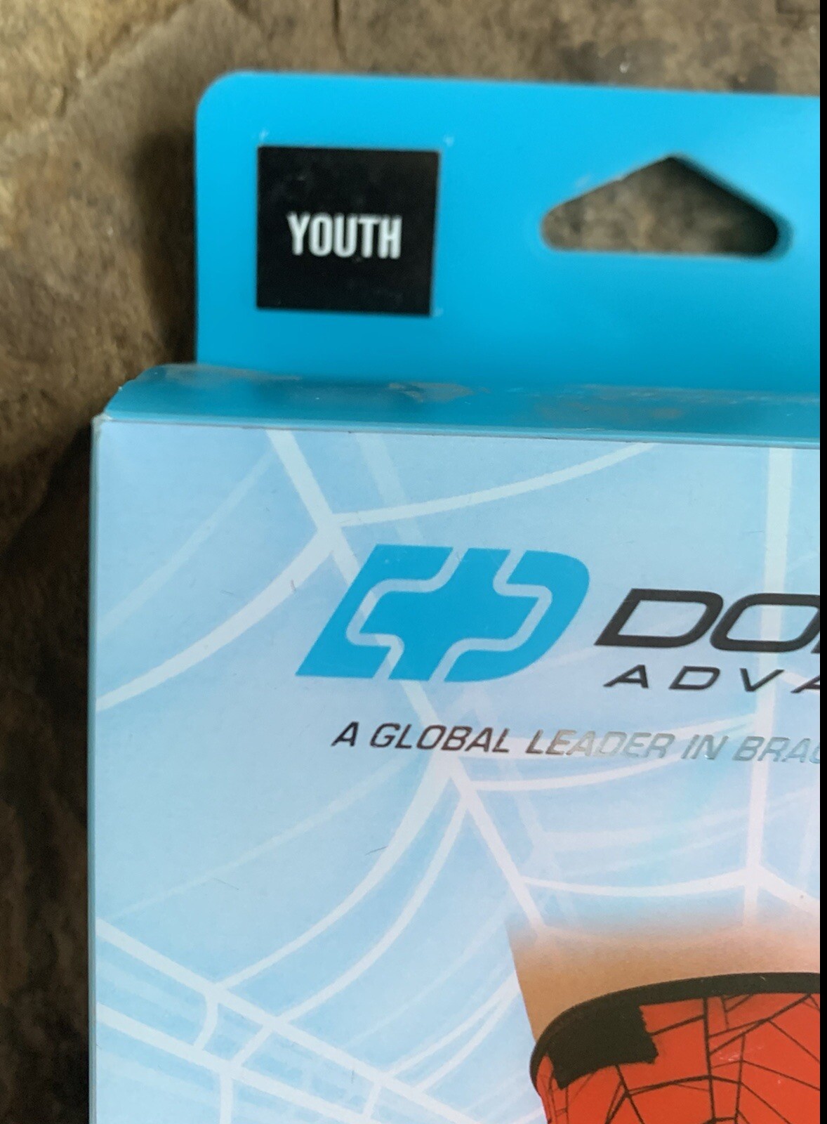 Spiderman Youth Patella Knee Sleeve. Donjoy Advantage Brand. New