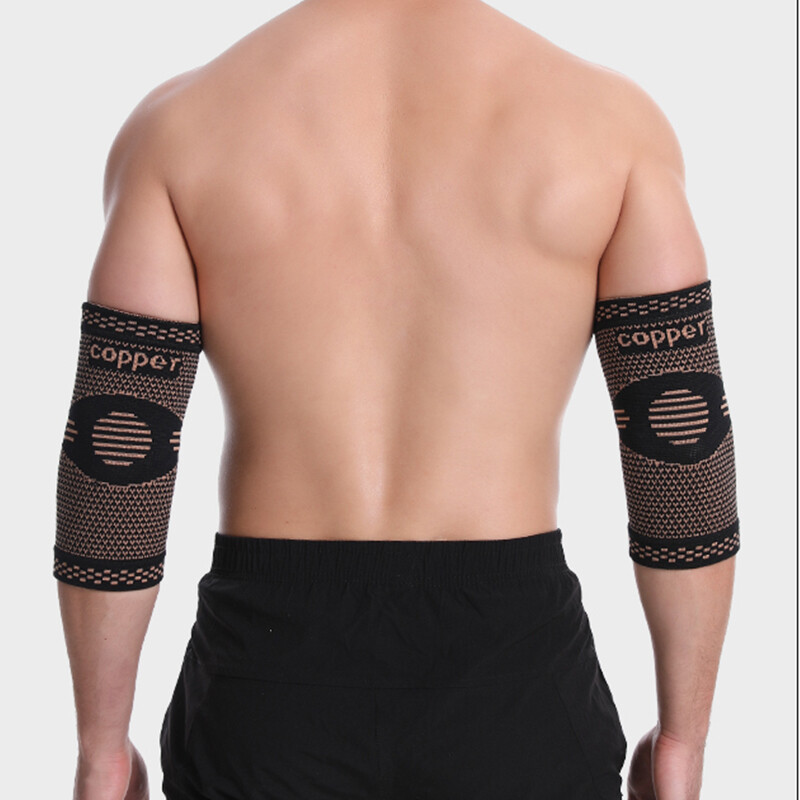 Copper Elbow Compression Sleeve Sports Elbow Support Joint Pain Relief Protector