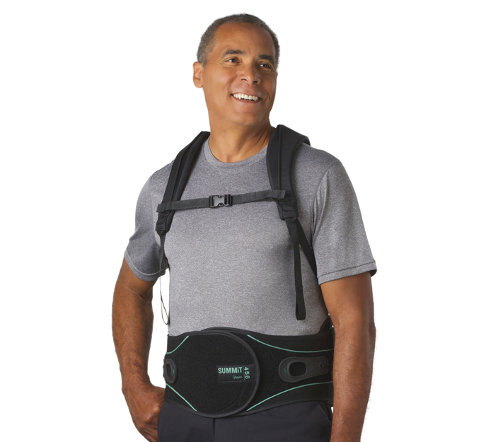 Aspen Medical Summit 456 Lumbar Support Back Brace Black Adjustable L0456 New