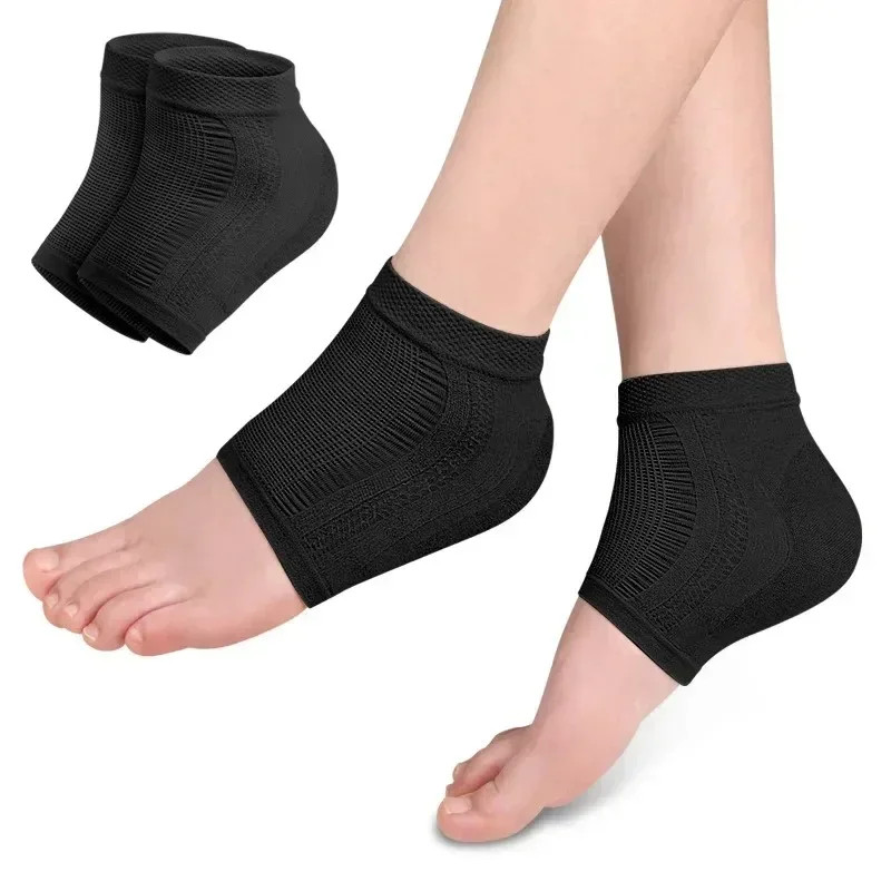 Mesh Silicone Heel Socks Foot Cover Moisturizing Cushioned Durable Anti-Dry Crac