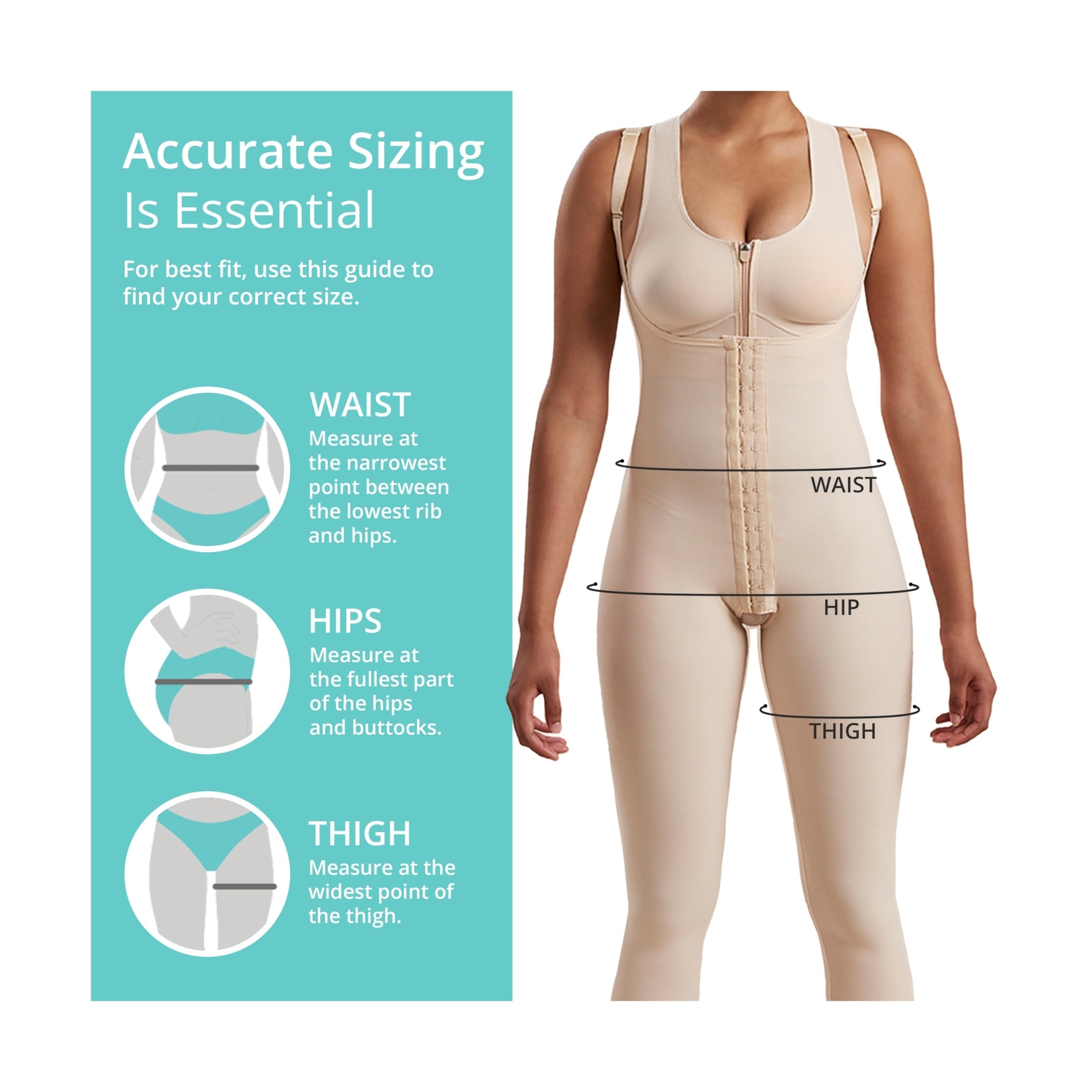 MARENA SFBHM Stage 1 Girdle with High-Back & Front Closure – Adjustable Mi