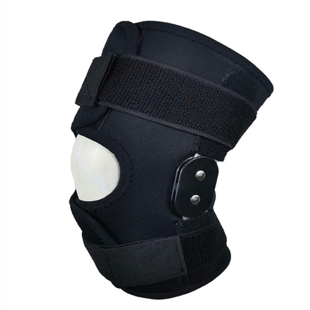 1PC Knee Brace Hinged Compression Sleeve Joint Support Open Patella Stabilizer