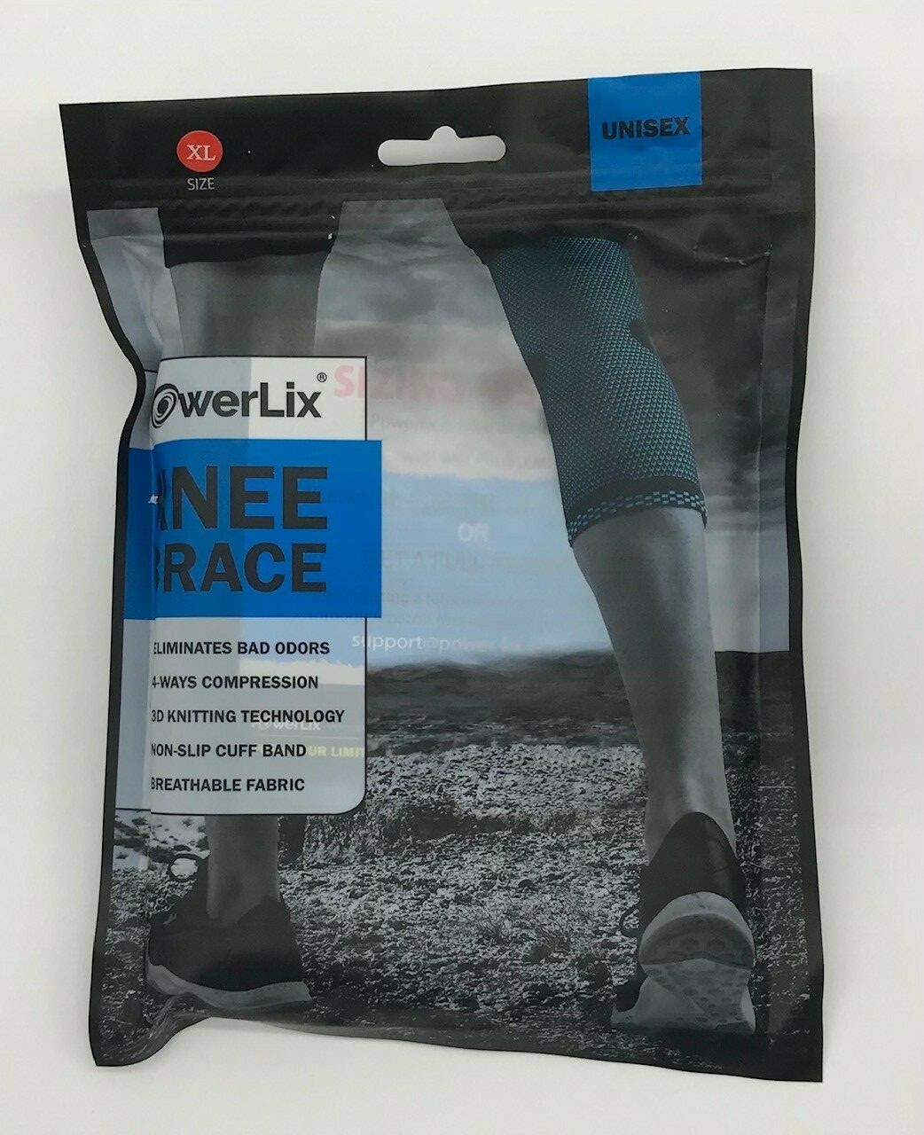 PowerLix Unisex Knee Brace Size XL New in Package