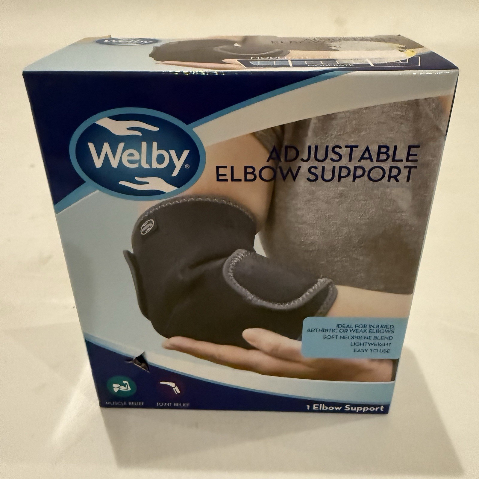 Welby Adjustable Elbow Support Neoprene Moderate Support Muscle Joint Relief