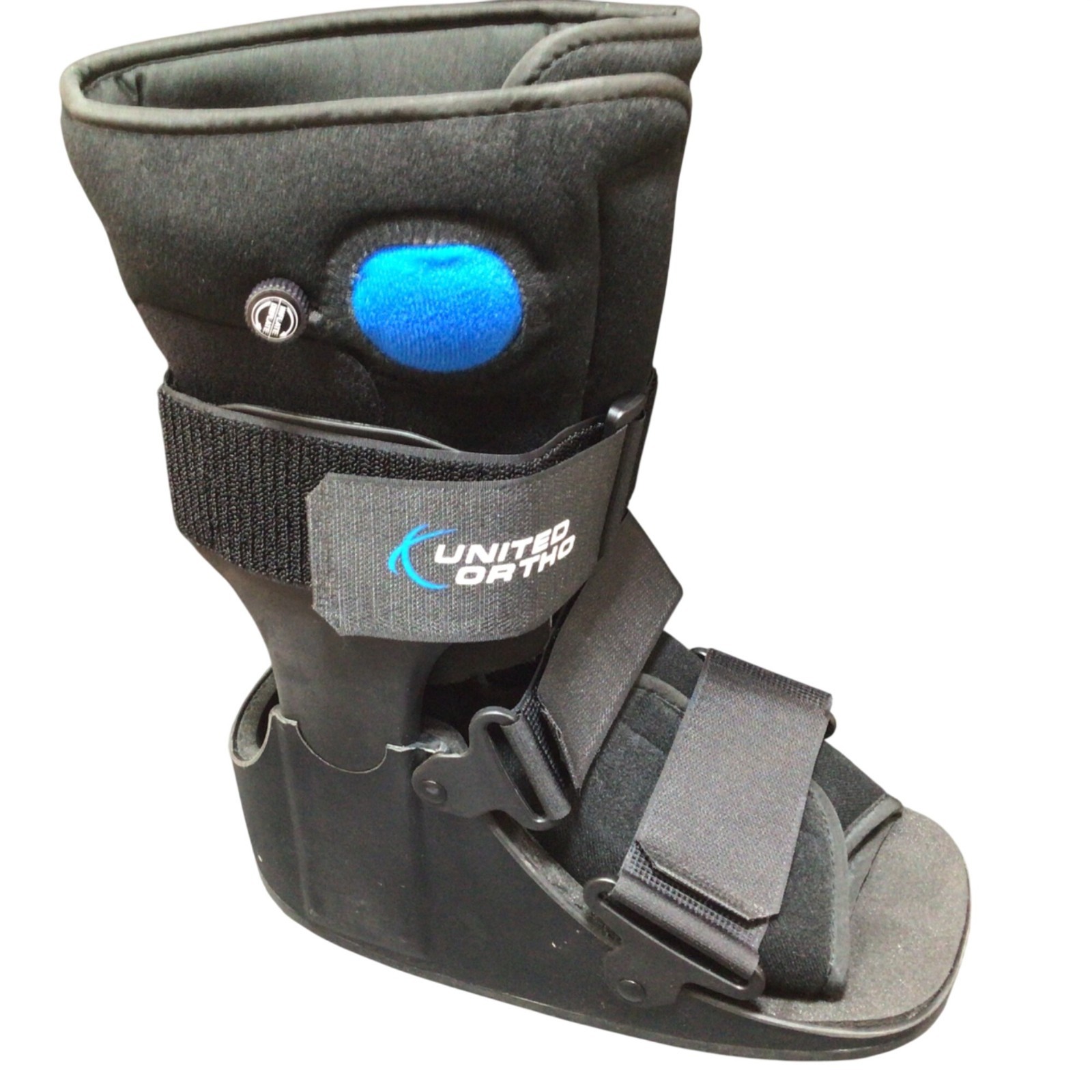 United Ortho Air Stabilizer Ankle Brace adult Small Black Adjustable Support