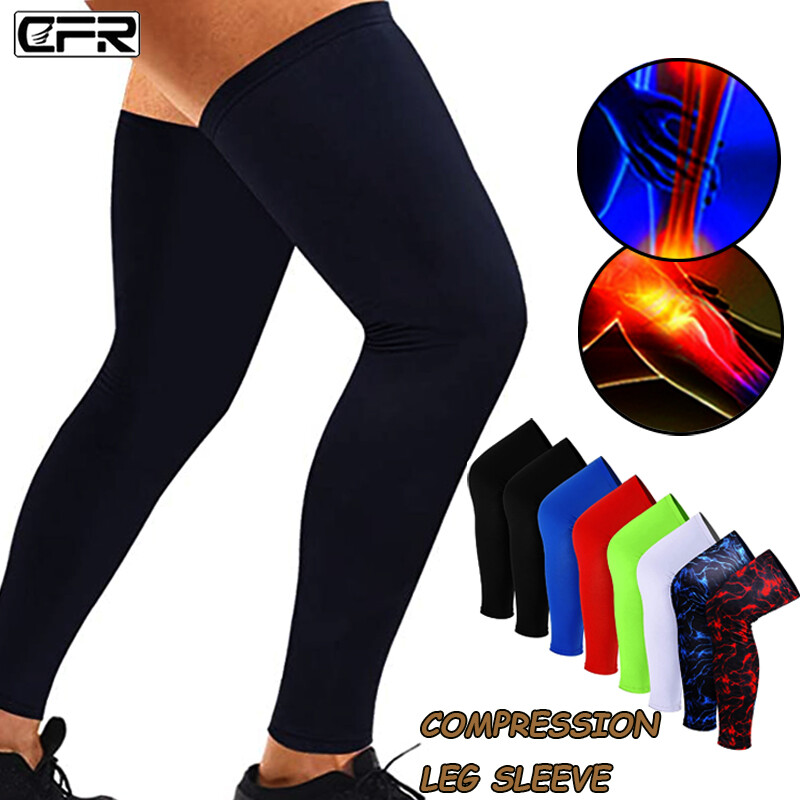 Compression Full Leg Thing Sleeve Knee Socks Brace Hot Pain Relief Men and Women