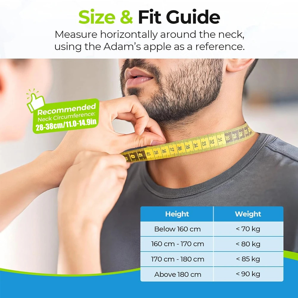 Cervical Neck Traction Device Relief for Chronic Neck & Shoulder Alignment Pain