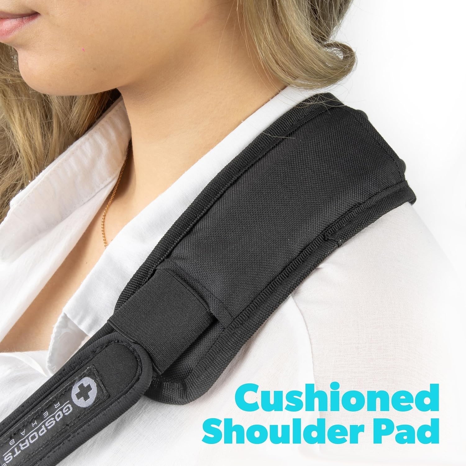 GoSports Arm Sling for Shoulder Injury Recovery Support Adult Men + Women Size