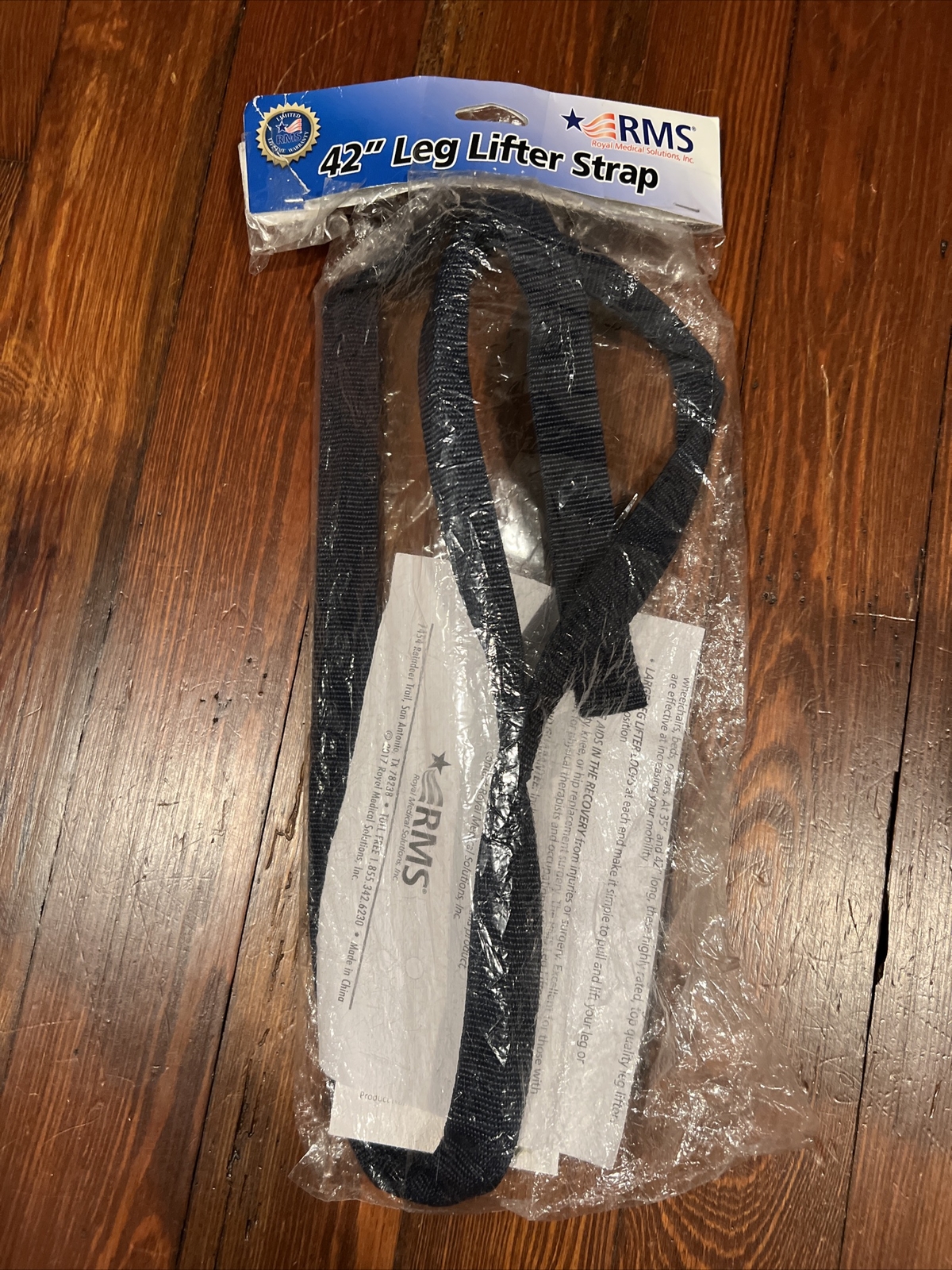 RMS 42″ Black Adjustable Leg Lifter Straps Royal Medical Solutions
