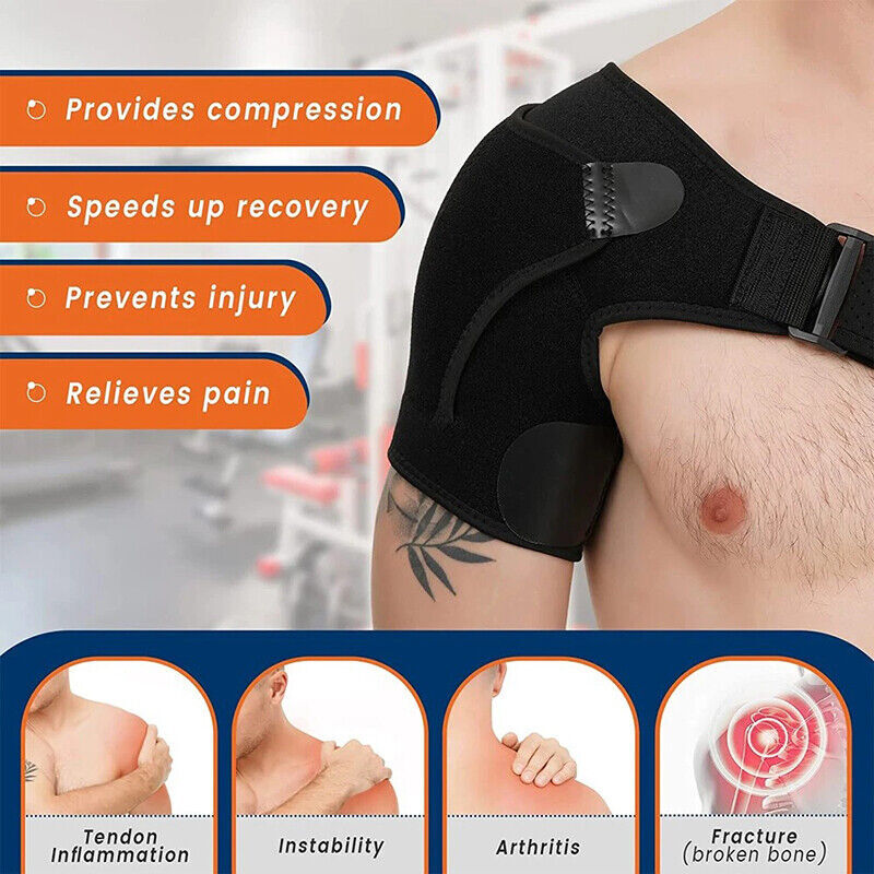 Shoulder Brace Support Compression Sleeve Torn Rotator Cuff Joint Pain Relief