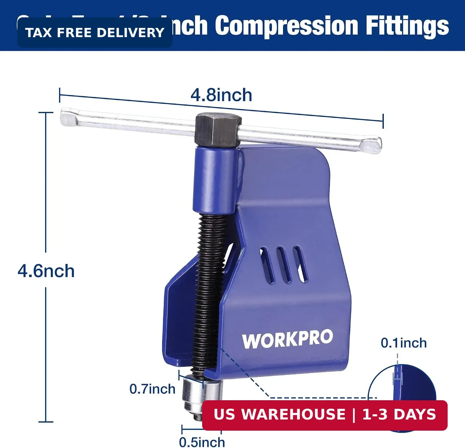 1/2-Inch Compression Sleeve Puller for Copper Ferrules | Damage-Free 1/2