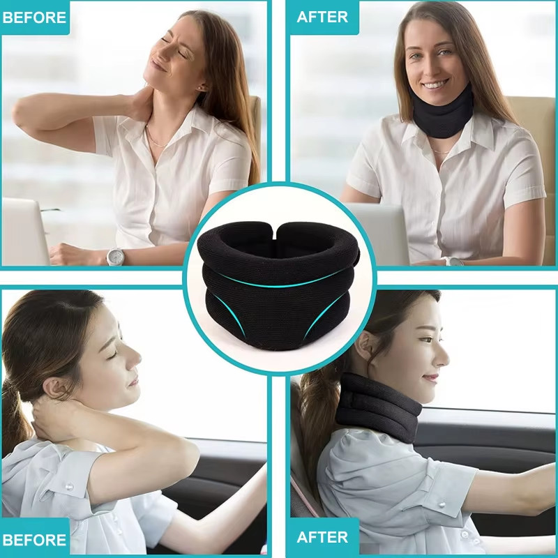 Neck Support Cervical Brace Cervicorrect Adjustable Foam Cervical Collar for Rel