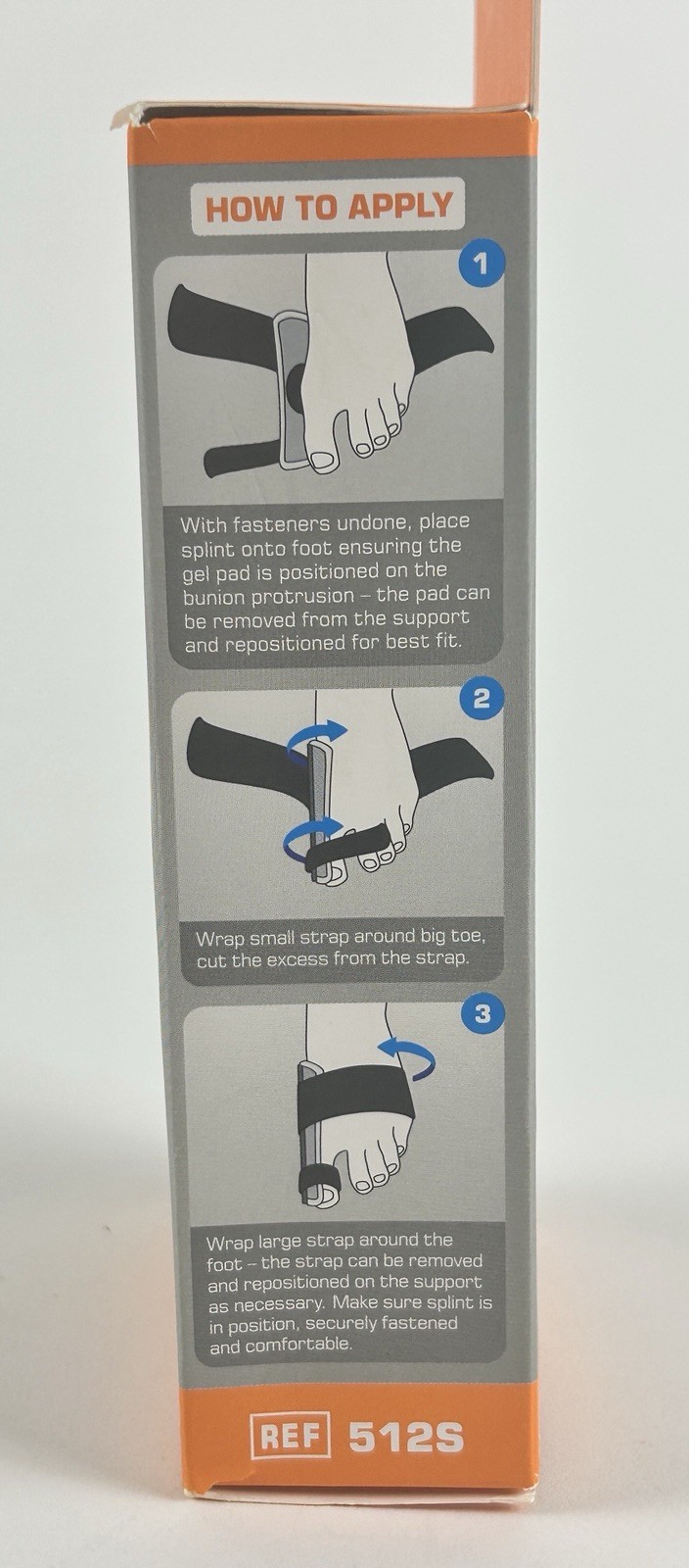 Neo G Bunion Corrector Splint Hallux Valgus Support Brace Toe Straightener