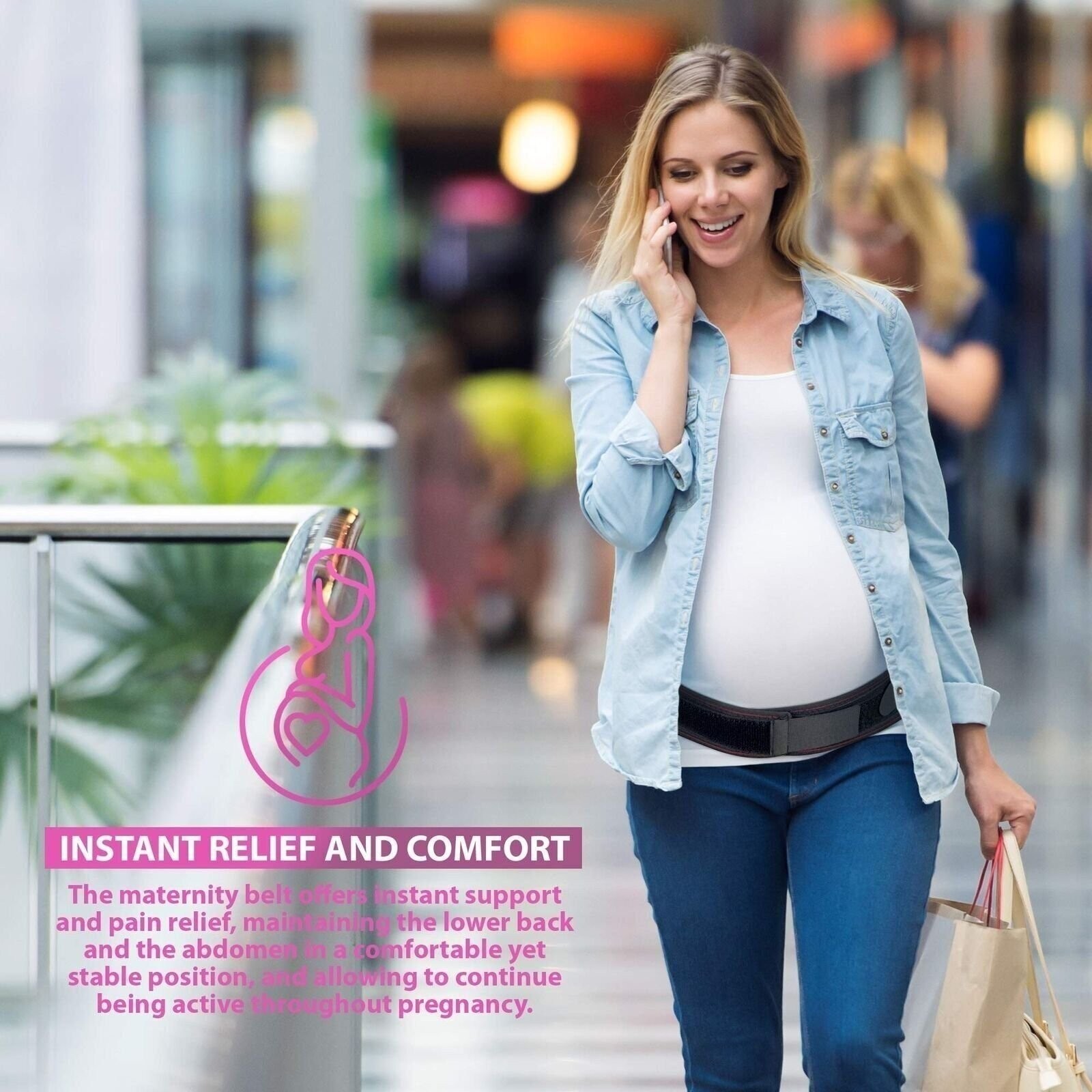 Maternity Support Belt – Sciatica Pain Relief – Pregnancy Brace