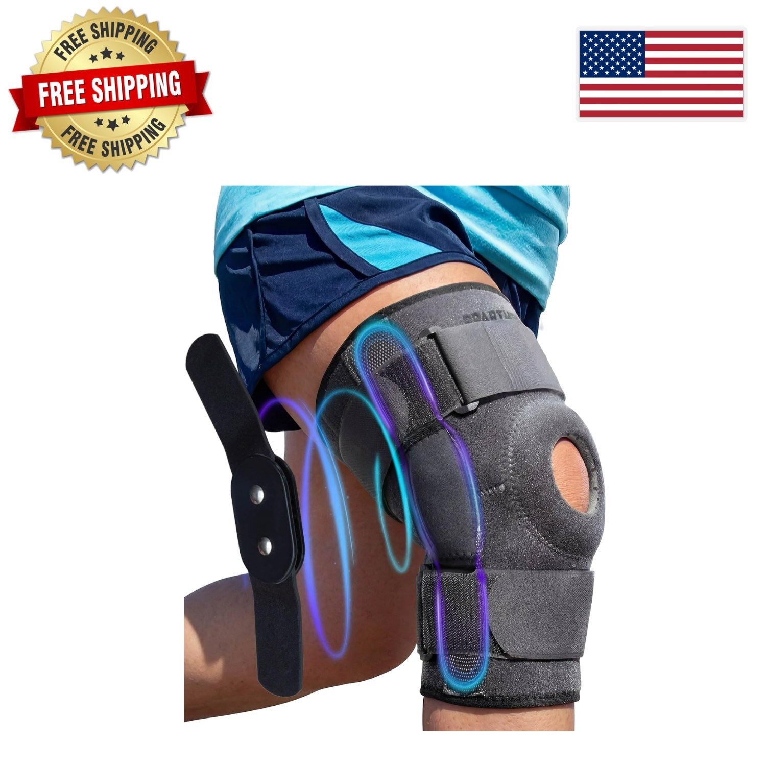 Adjustable Hinged Knee Support – Effective Pain Relief for Sports & Daily Use