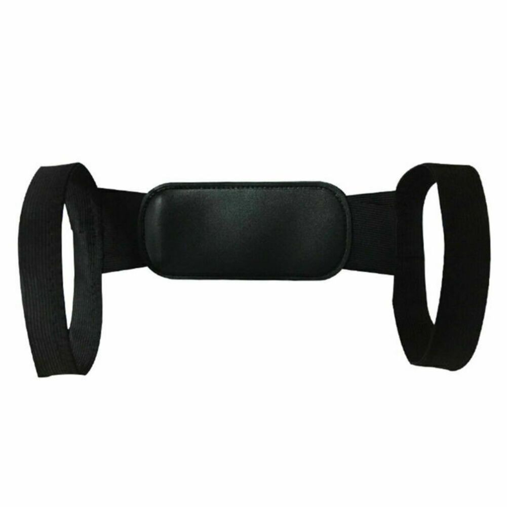 Back Support Correction Belt, Breathable 1PC for Home Travel (Black)